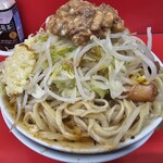 Ramen Jirou - 小ラーメンつけ味　ニンニクアブラ　950円