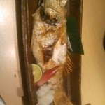 のどぐろの塩焼き