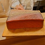 寿司 松岡 - 天然本鮪　気仙沼　魚体114.6kg　熟成18日目