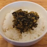 中華そば 馥 - 高菜ご飯