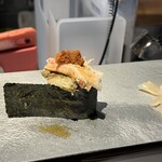 立喰い寿司 あきら 築地店 - せいこ蟹