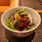 和牛 なか指 - 有田牛ローストビーフ丼