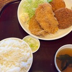 Saimon - ミックスフライ定食730円
