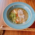 Soba&cafe OCHO - 蕎麦の実鴨雑炊