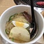 焼肉 泰山 - 泰山御膳のミニ冷麺