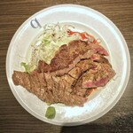 Quatre lapin - ステーキランチ 400g 山葵醤油