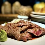 キャトルラパン - ステーキランチ 400g 山葵醤油