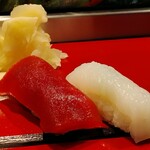 寿司栄 - 漬けと烏賊