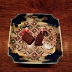 カフェ・鈴木 - 付け合せのチョコ