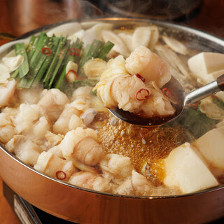 こだわりのもつ鍋