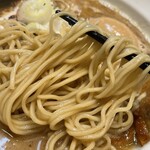 天狗庵 - ザックザクの低加水中細ストレート麺が美味