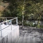 丸山珈琲  - 川沿いのテラス