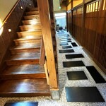 ちゅう心 - 帰りの階段からの廊下
