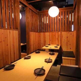 少人数から団体様まで歓迎！モダンな和空間で楽しいひとときを♪