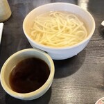釜揚うどん店あおやま - 釜揚うどん(大・細麺)2