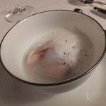 ヴィラ・デル・ソル - (2013/11)蛤とあやめ雪蕪のカプチーノ　黒胡椒風味