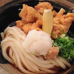 うどん末治 - 【２０１３年１１月 再訪問】鳥天ぶっかけ（大盛り）