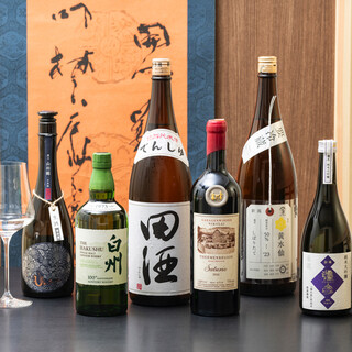 [Limited items, Tokyo rare items, seasonal items] Various types of sake, wine, and whiskey