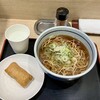 Yoshi soba - かけそば380円、いなり70円