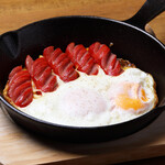 Living - 目玉やき&赤ウィンナー