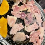 カシワヤ - 鶏焼肉定食5種¥1,150…キムチ、サラダ、スープ、ライス付…焼き始め