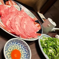 焼肉 きたん 法善寺 - 九条ねぎと和牛のすき焼き 焼肉 きたん 法善寺 - 九条ねぎと和牛のすき焼き