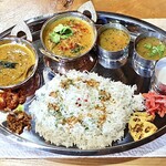 シャンティー - 南インドの定食ミールス カレー２種類