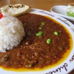 ティーポット - あだたらカレーセット「ひき肉とひよこ豆のカレー」