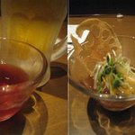 ORIENTAL＆DINNING　斬 - サービスの食前酒とお通し