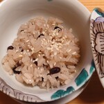 あさば - お赤飯のプレゼントでした