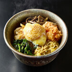 Warm egg bibimbap