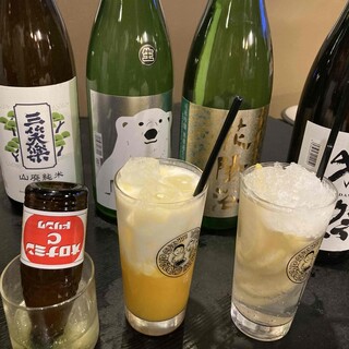 Compare different types of sake at slightly better prices! Enjoy Sharikin too