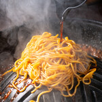 Grilled Ramen [black spicy and sheep cheese]