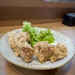 食処 やま利 - ◆から揚げは3個。