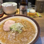 すみれ - 瓶ビール・味噌ラーメン