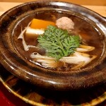 銀座 きた川 - すっぽんつくね鍋