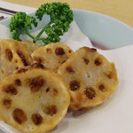 Fried lotus root scissors