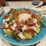 祇園 晩餐 京色 - カリカリベーコンがアクセント！シーザーサラダ！