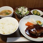 キッチン ブルー グローブ - 豚肩ロースポシェ　ハニーバルサミコソース