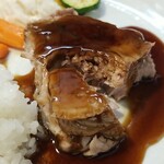 キッチン ブルー グローブ - 食べやすいサイズにカット