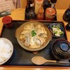 とんかつ 三金 - 牡蠣の柳川風定食 1,880円（税込）
