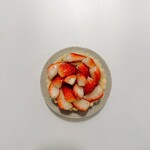 AM STRAM GRAM  - 】“新潟 宮尾農園の自然栽培 おこめ粉使用”イチゴ大福のタルト