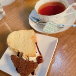 Kokoroni cafe - デザートにドリンクを紅茶に選択