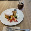 ATELIER CAFE - 鹿ちゃんパンケーキとアイスコーヒー