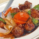 中国飯店 - 特選ランチD黒酢の酢豚