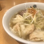 ひるがお - 海老塩わんたん麺