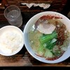 らーめん中々 - 塩ラーメン800円＋ライス100円