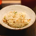 虎白 - 「飯物」鱧の炊き込みご飯 2017年7月