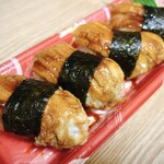 平島 - とろける煮穴子4カン 980円 全体的にシャリ大きめで食べ応えがあります