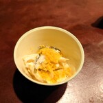 りょうりや 御旅屋 - 千枚漬けの湯葉和え